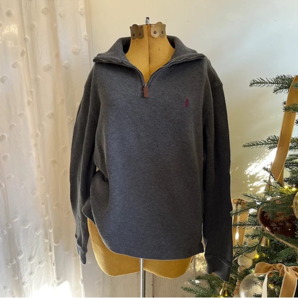 ✨ Polo by Ralph Lauren Quarter-zip Sweatshirt